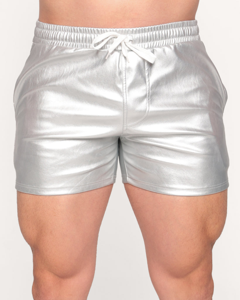 Chromatic Vision Shorts-Grey-Regular-Front--Eric2---L