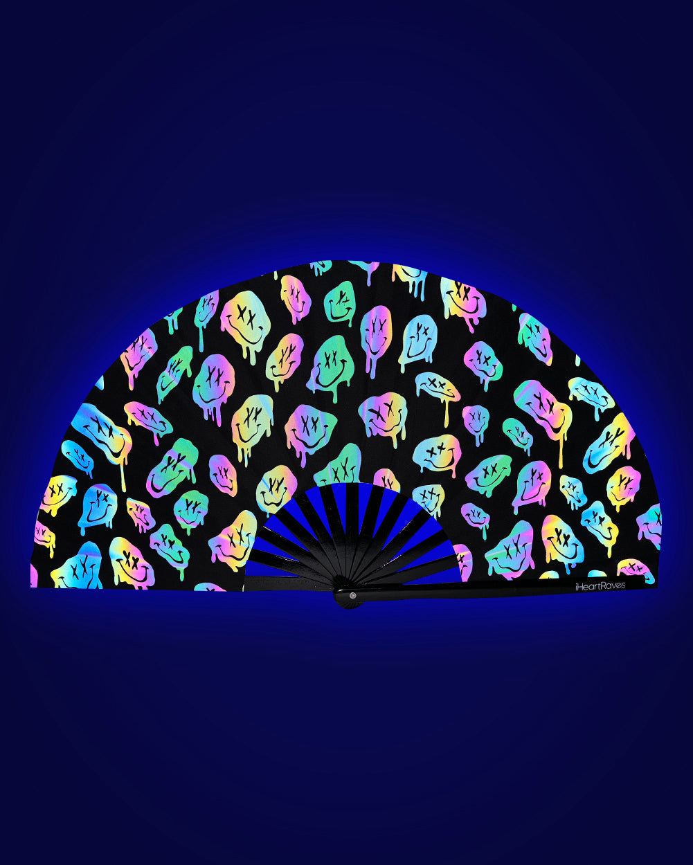 Acidcore Rainbow Reflective Hand Fan-Rainbow-Regular-Reflective--Model---S