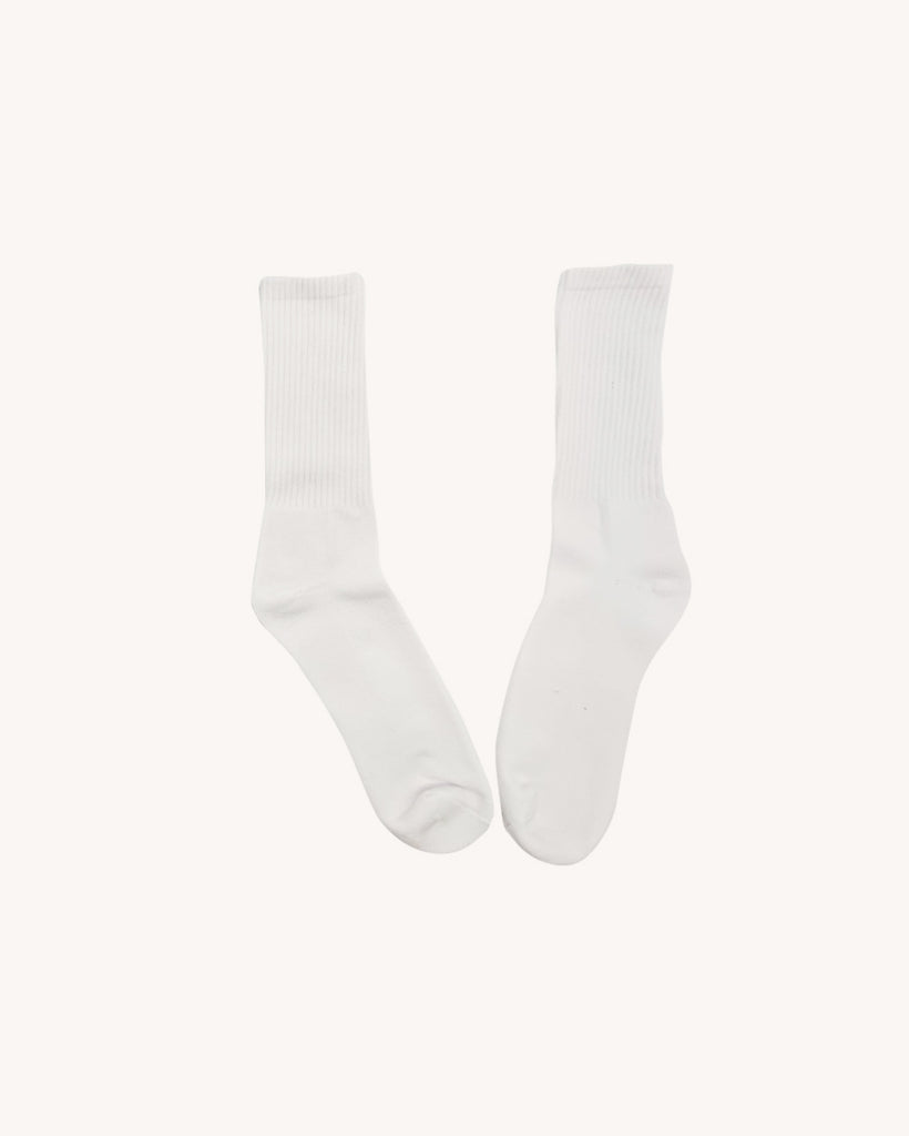 Alison Wonderland x iHR FMU 2-Pack Socks-Rainbow-Regular-White Front--Model---S