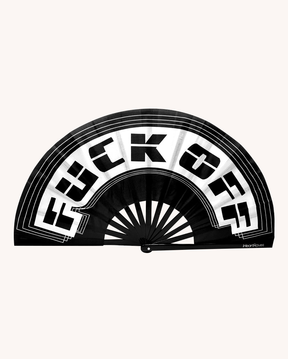 Fuck Off UV Reactive Hand Fan - Image 31727137030327