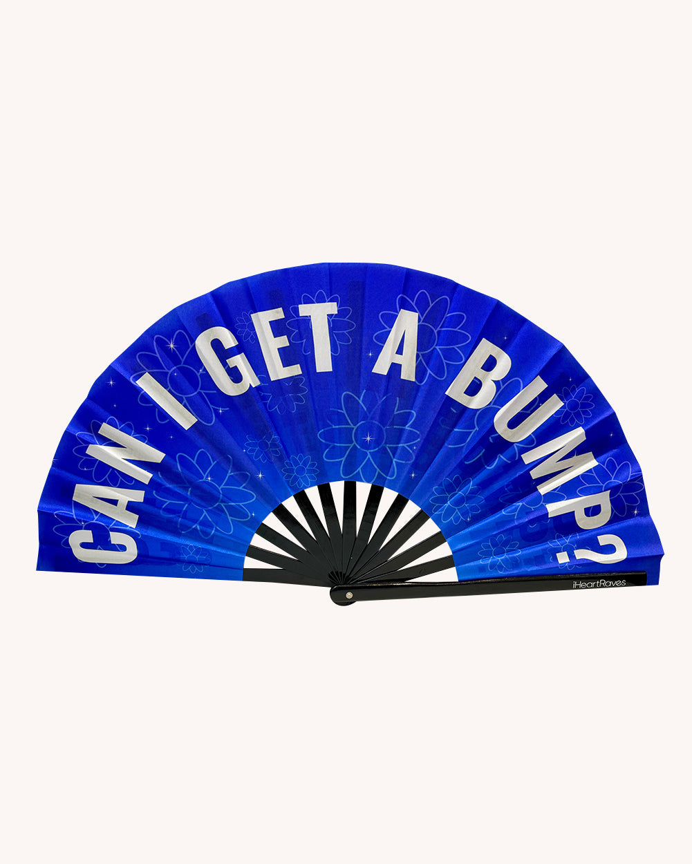 Can I Get A Bump UV Reactive Hand Fan - Image 32477750067383
