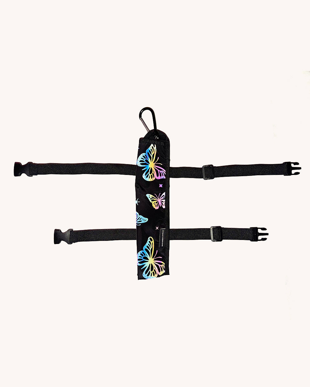 Lucid Flight Rainbow Reflective Strap & Clip-on Fan Holster - Image 32387764748471