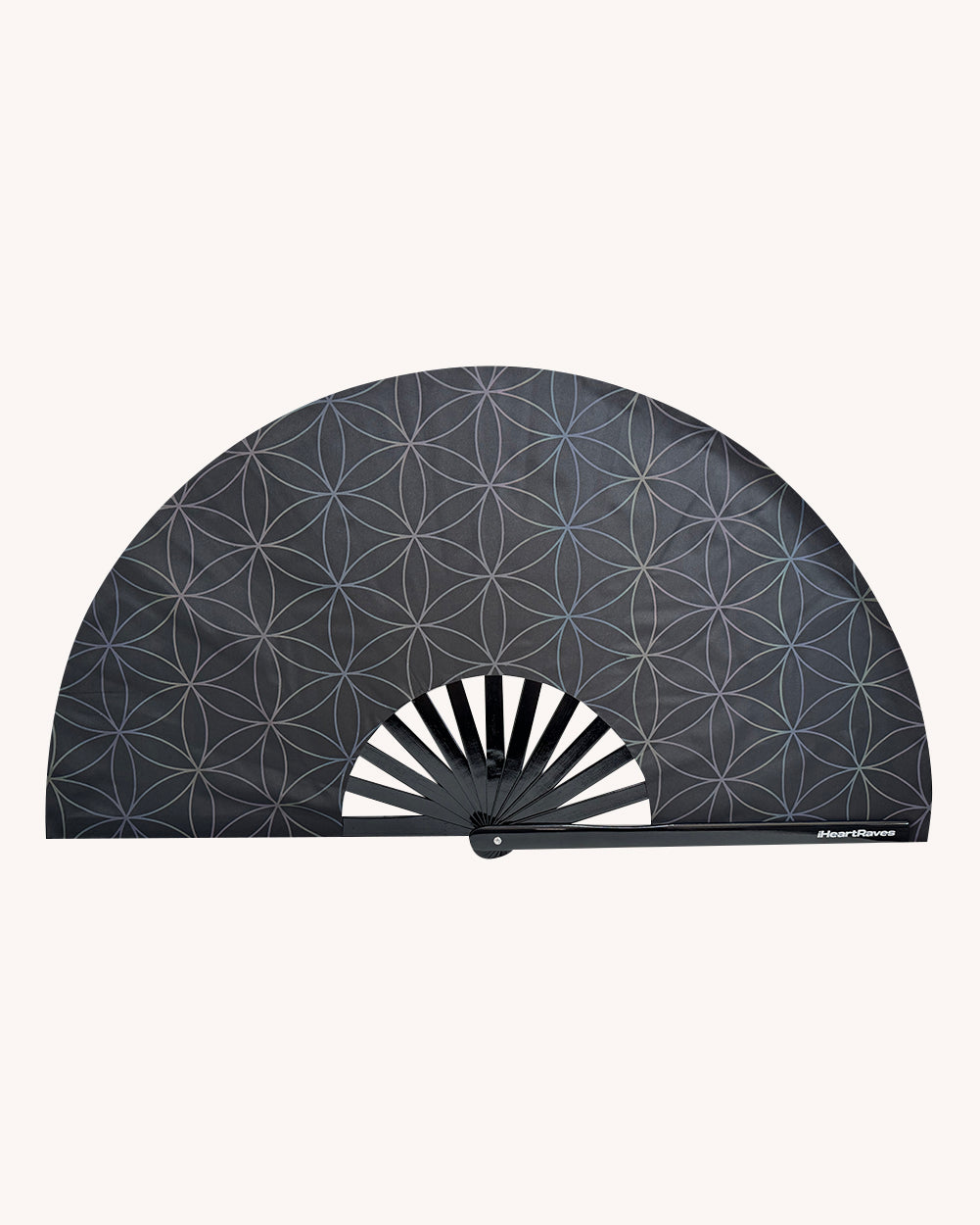 Glowkeeper Rainbow Reflective Hand Fan - Image 1