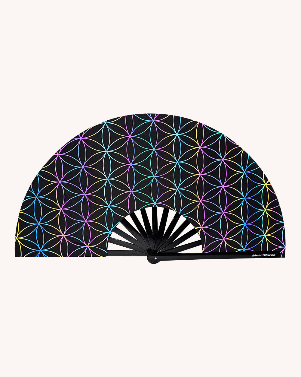Glowkeeper Rainbow Reflective Hand Fan - Image 32633887031479