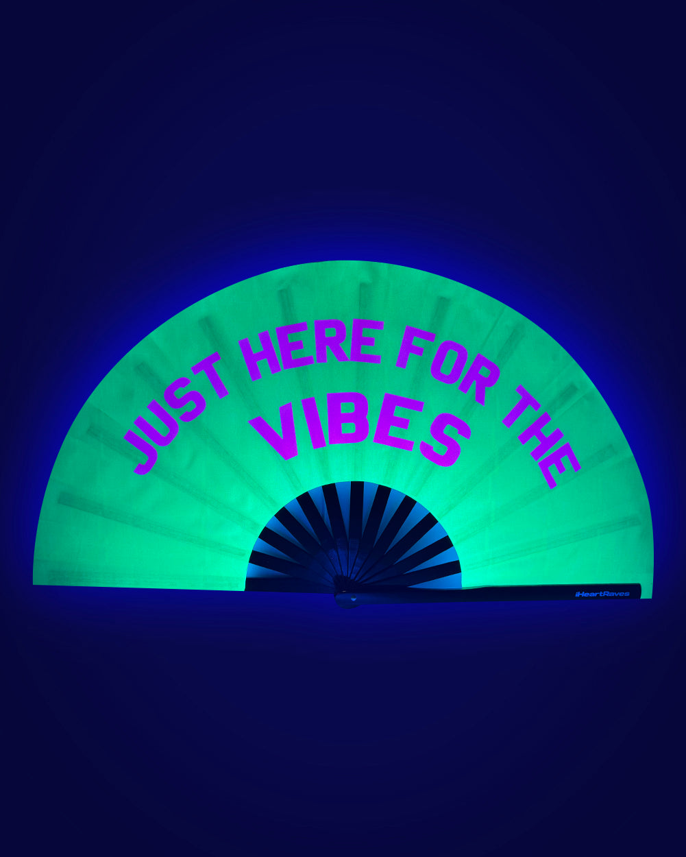 Just Here for the Vibes Hand Fan - Image 33392189931703