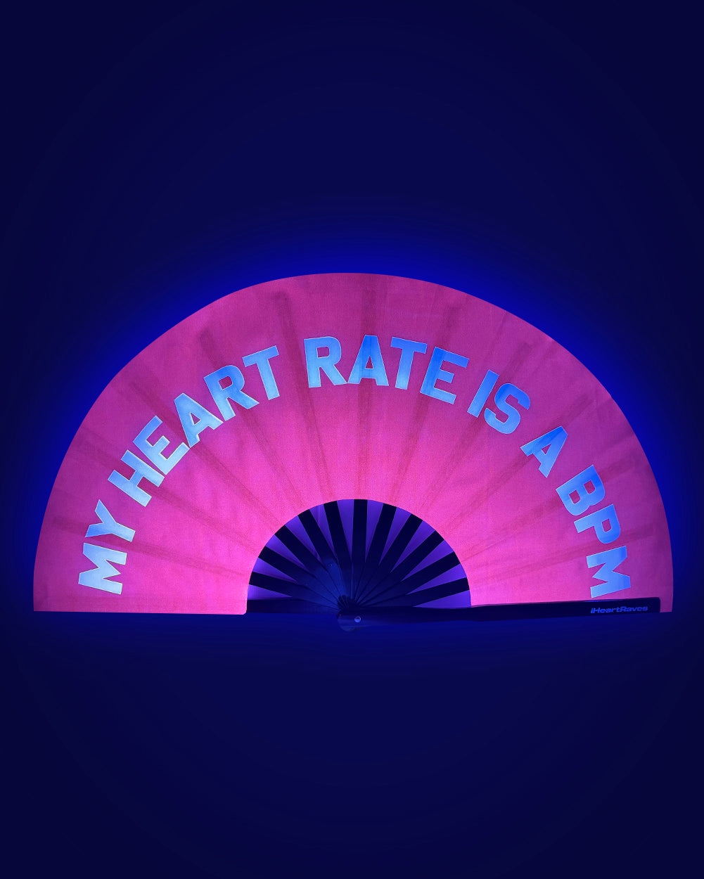 My Heart Rate is a BPM Hand Fan - Image 1