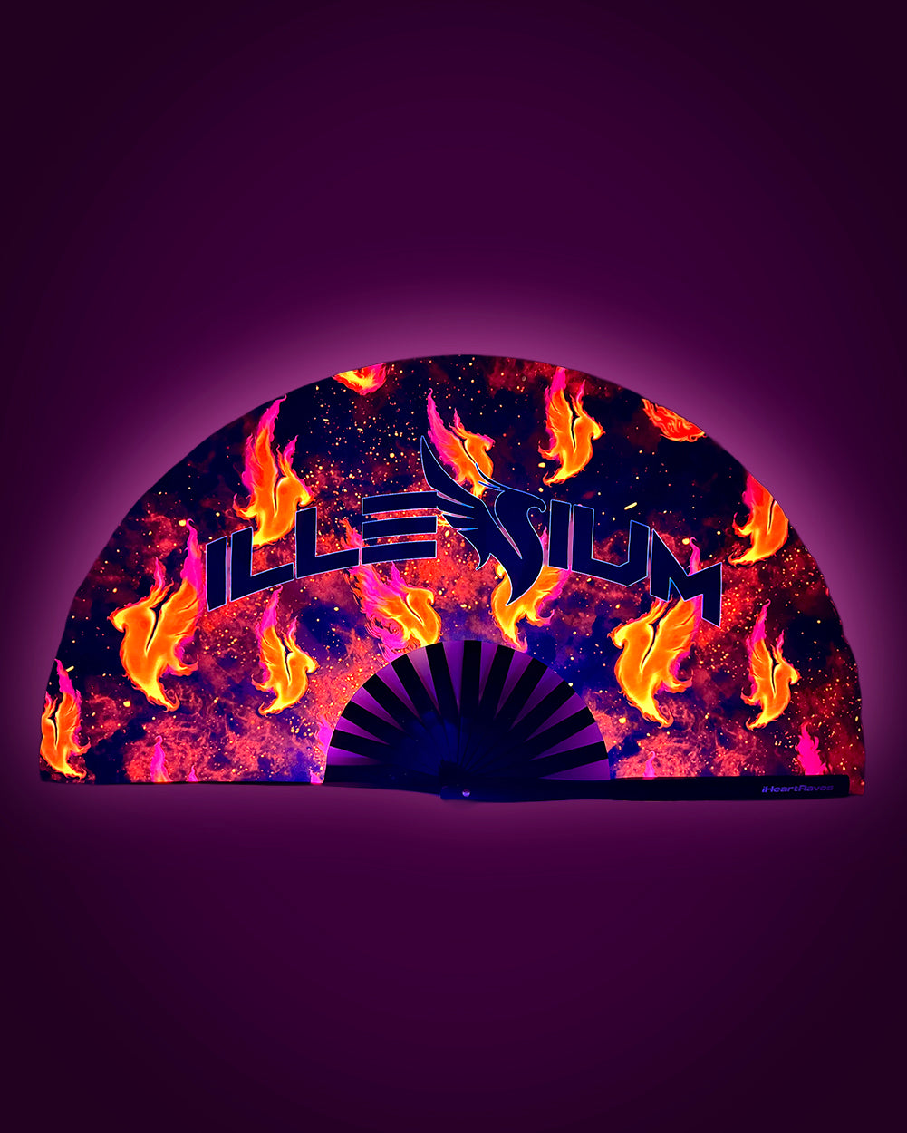iHR x ILLENIUM From the Ashes Hand Fan - Image 33602408251575