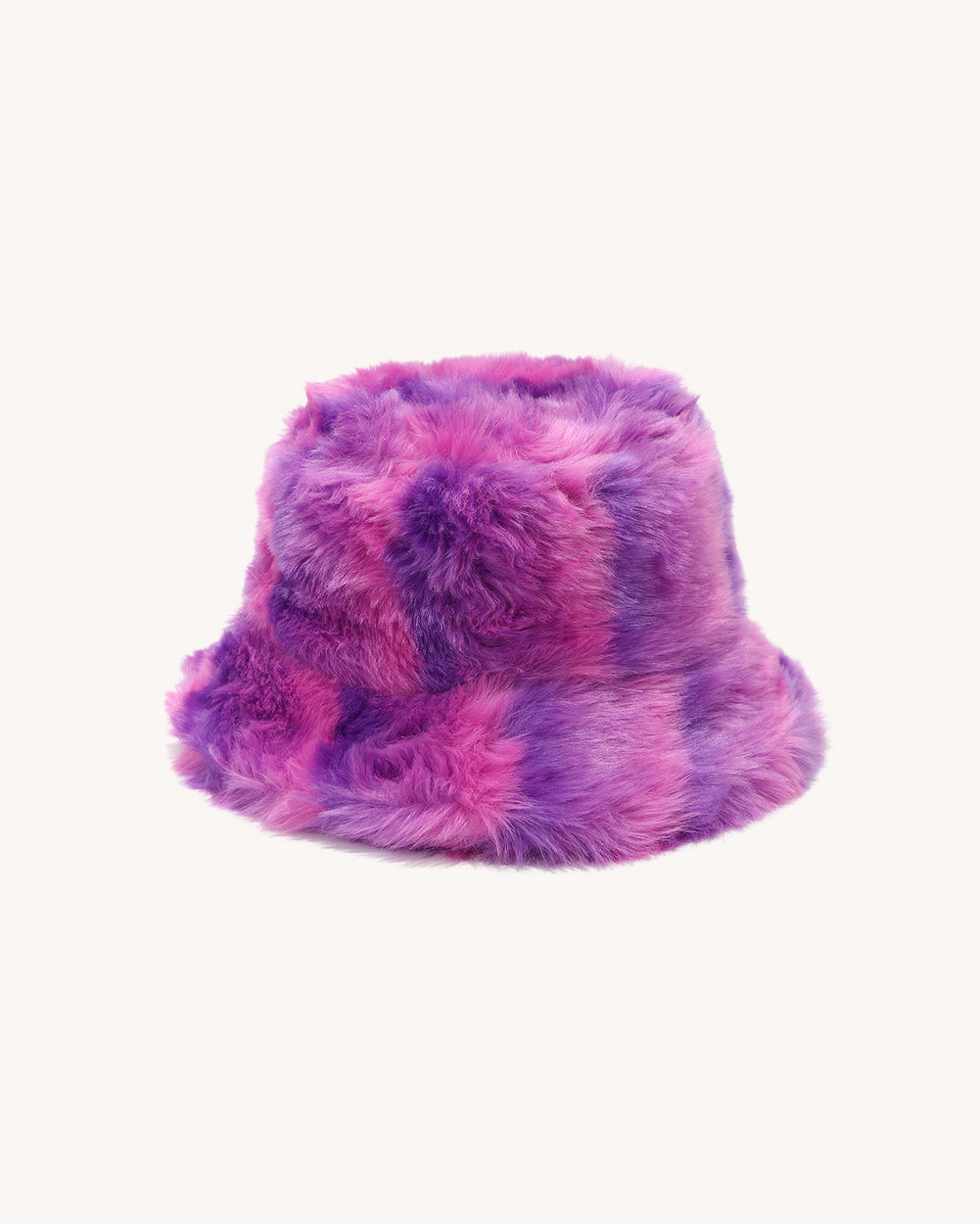 Psychedelic Purrrple Furry Bucket Hat - Image 34562260435127