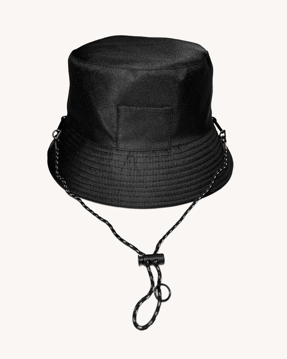 Techno Bucket Hat with Removable Wind Cord - Image 34646951067831
