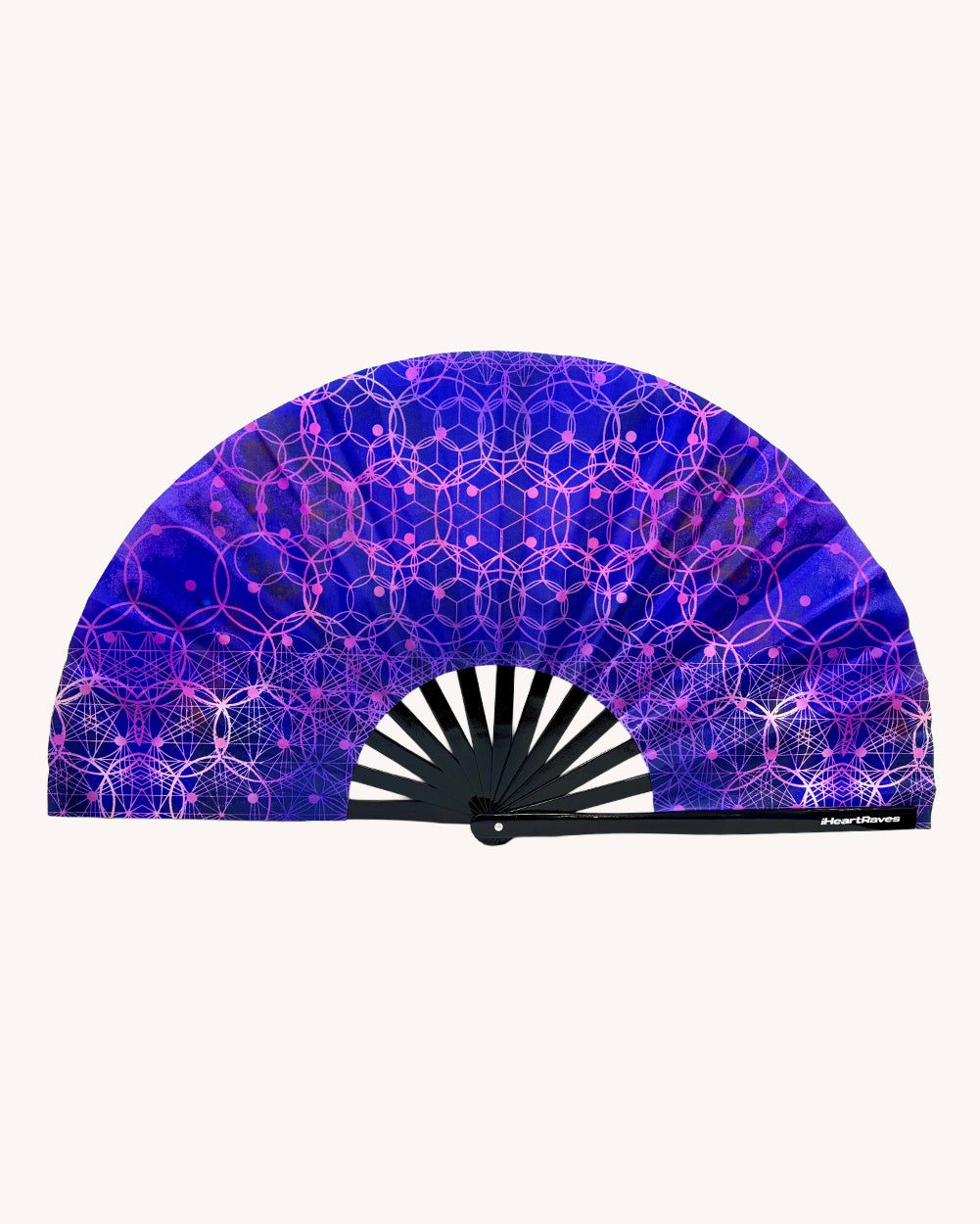 Violet Vibrations Hand Fan - Image 34647460184247