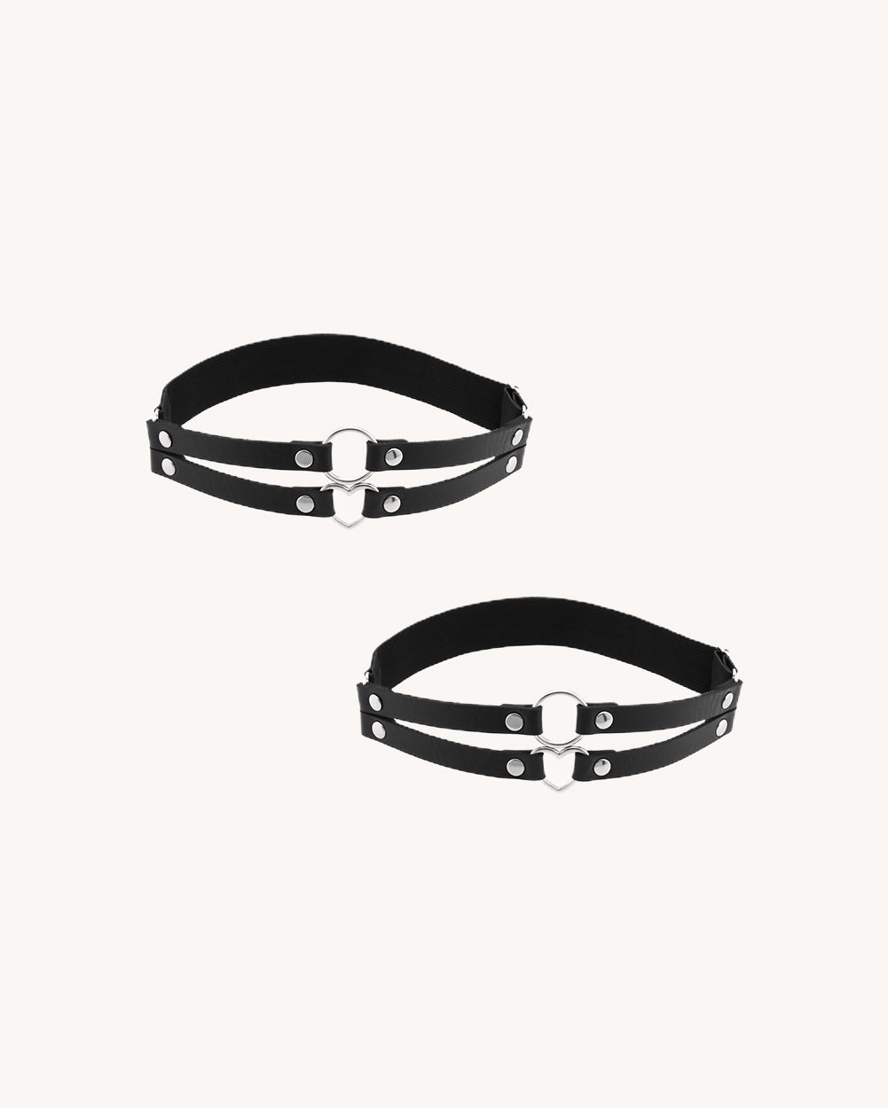 Double O-Ring Pair Leg Garters - Image 34712486117559