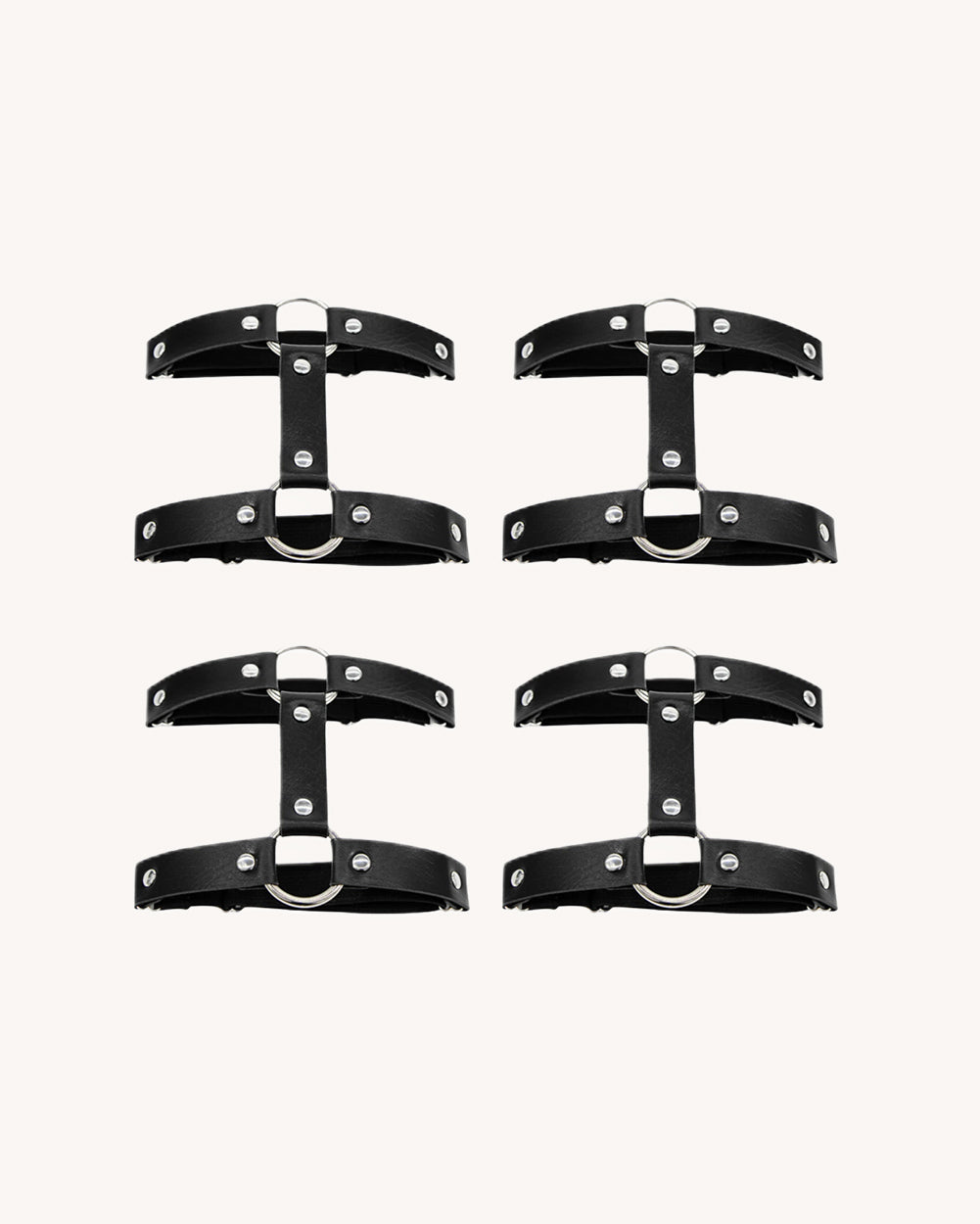 So Intense O-Ring 2-Pair Set Leg Garters - Image 34712500043959