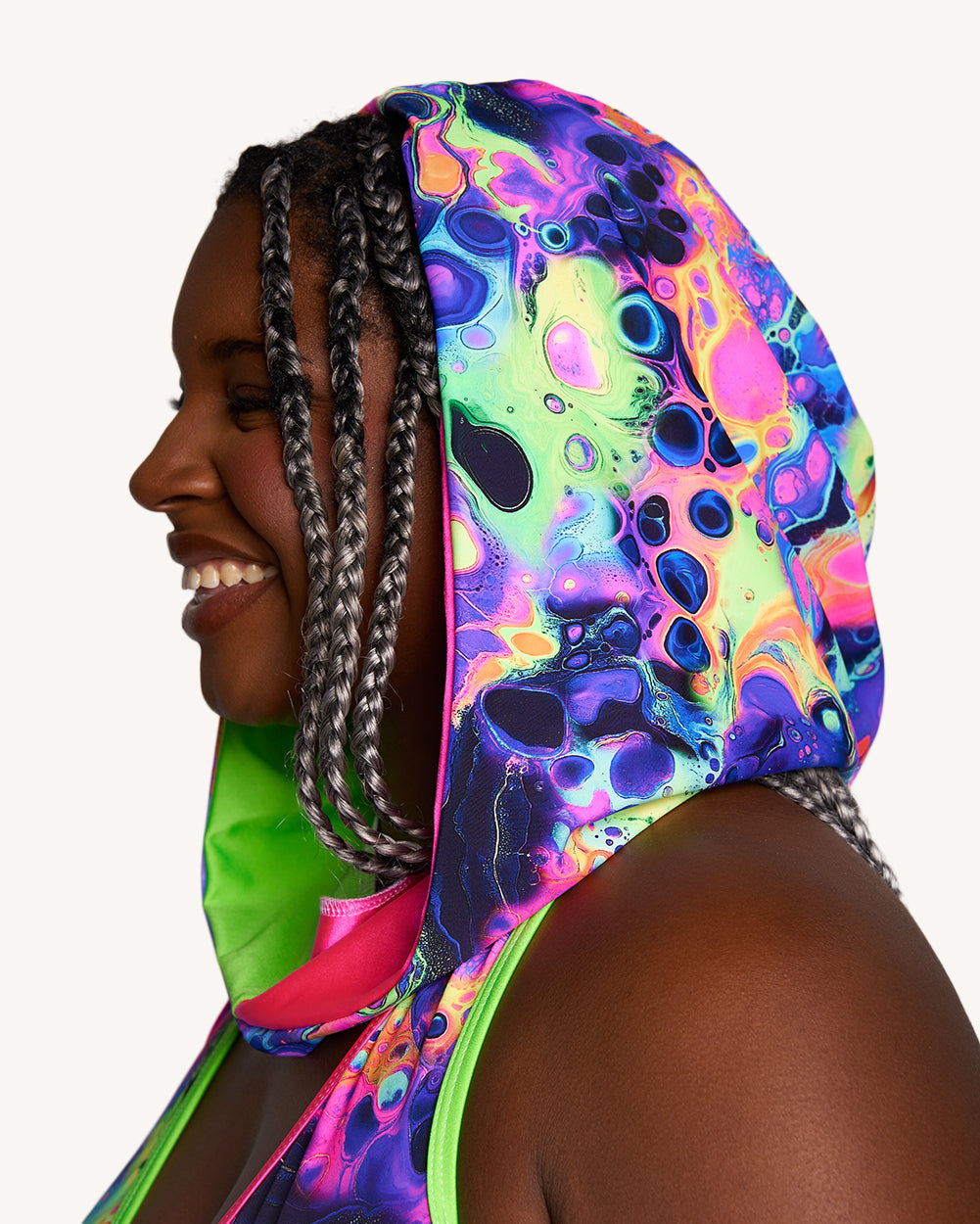 Acid Aura Rolita Couture x iHR Groove n Glow Hood - Image 2
