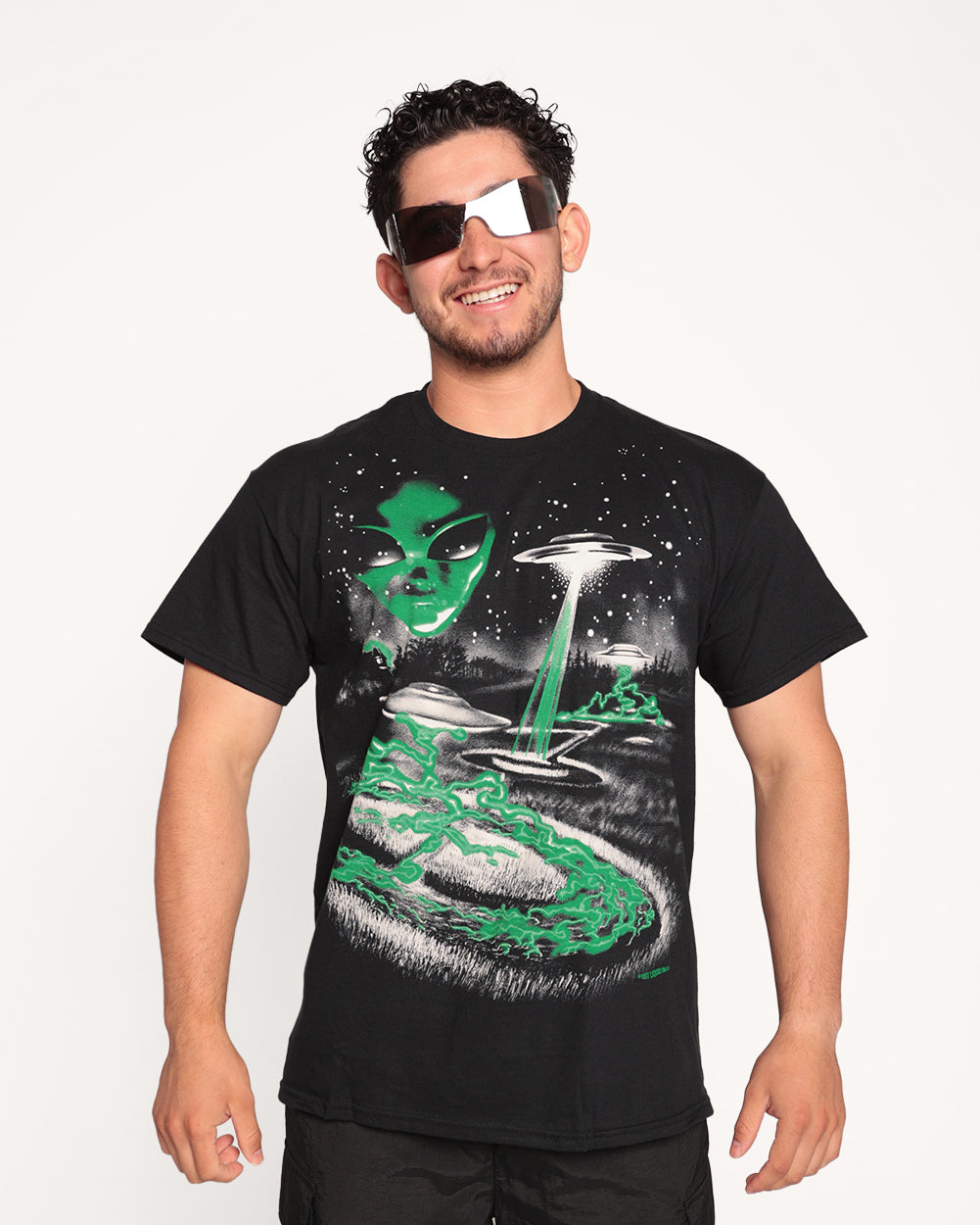 Alien Invasion Tee-Black/Green/White-Regular-Front--Eric2---L