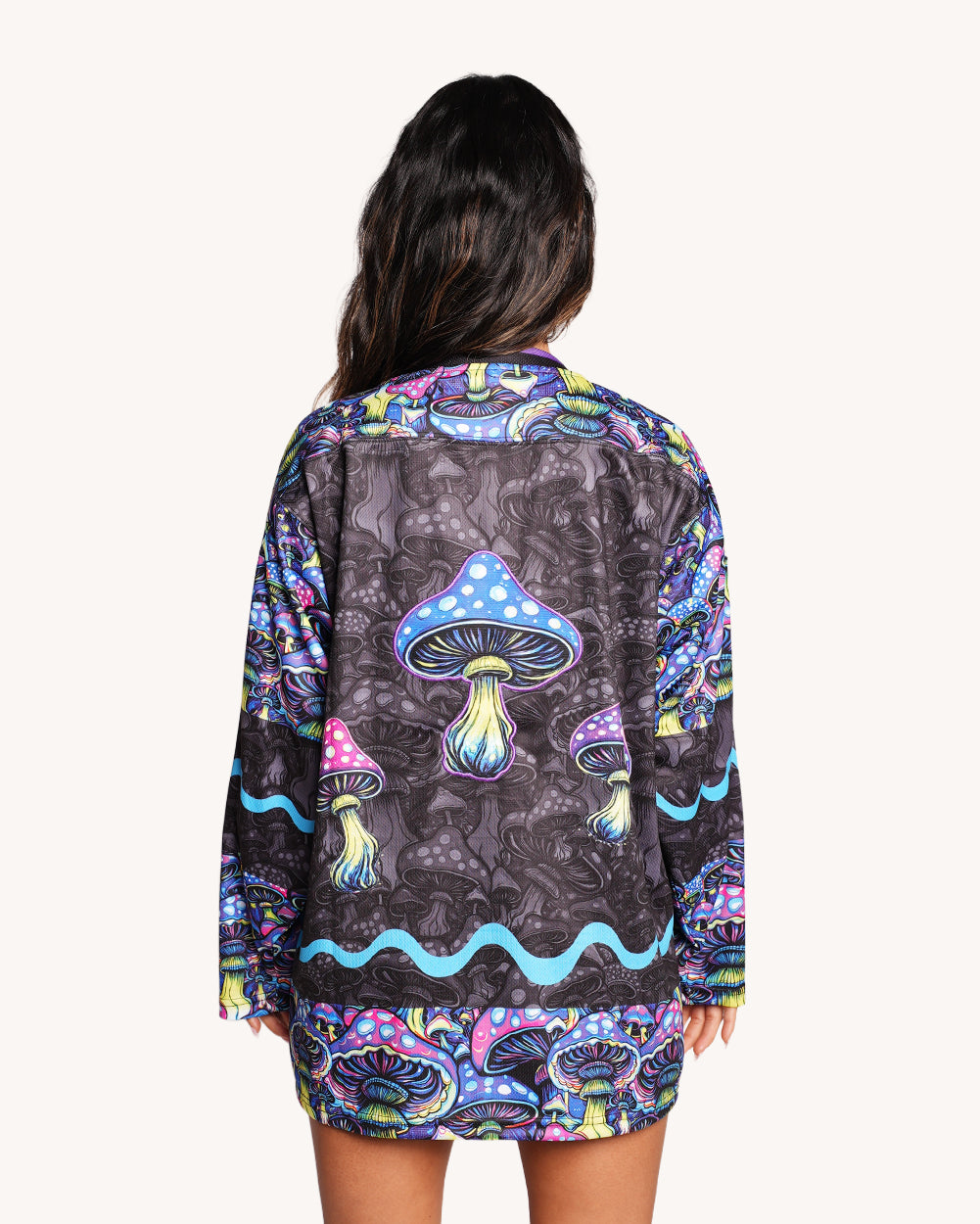 All These Shroomies UV Reactive Hockey Jersey - Image 1