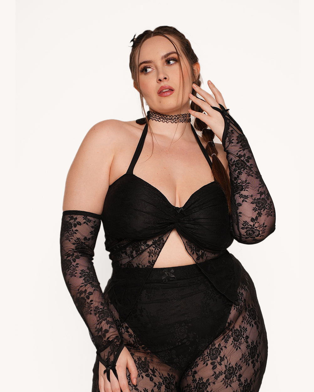 Backstage at the Yuma Lace Sleeve Top - Image 4