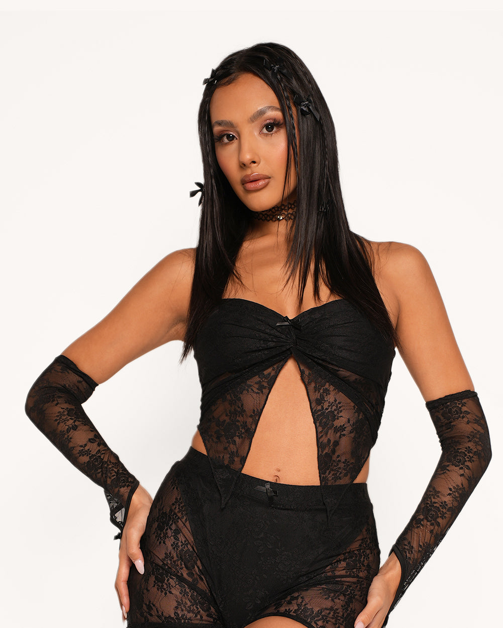 Backstage at the Yuma Lace Sleeve Top - Image 32008702754999