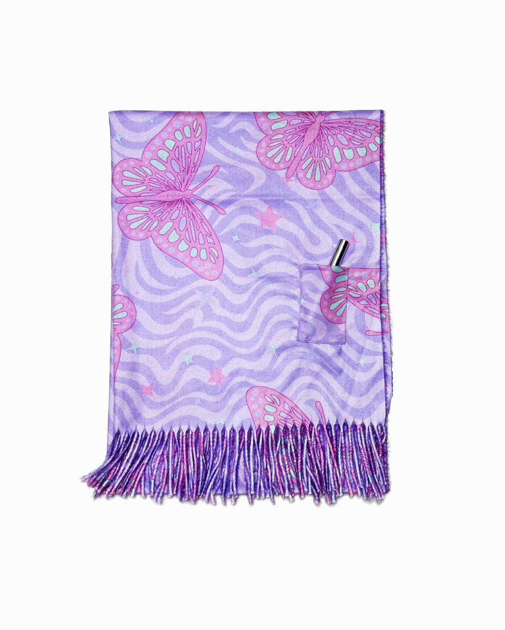 Bass Butterfly Stash Pashmina - Image 1