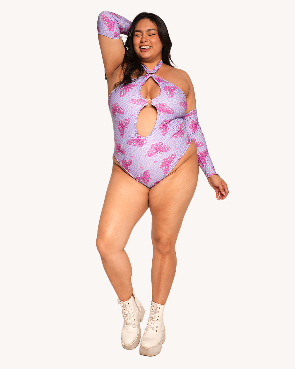 Bass Butterfly Bodysuit With Sleeves - Image 7