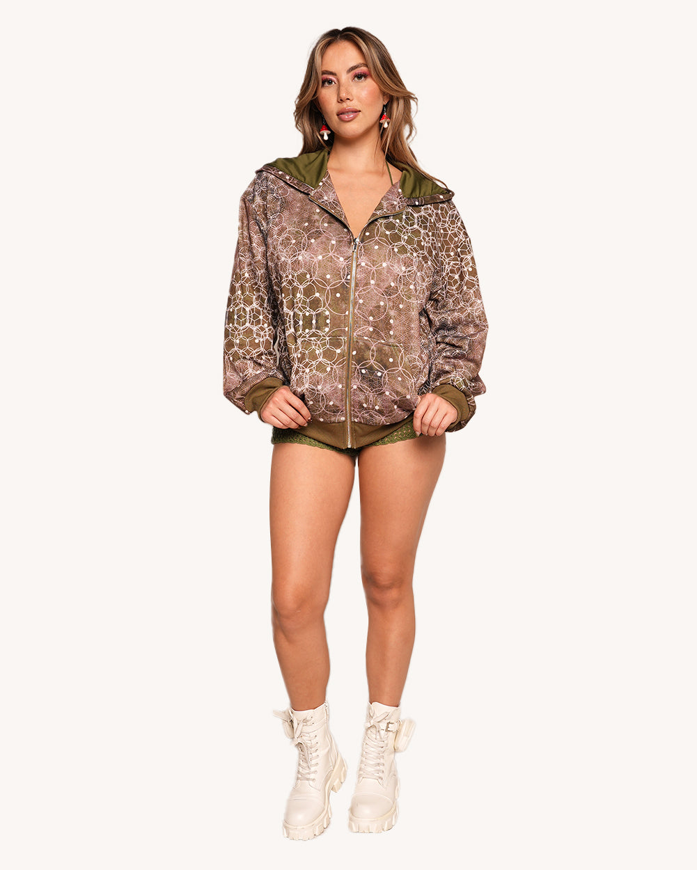 Beneath the Trees Zip Up Hoodie - Image 34131977601207