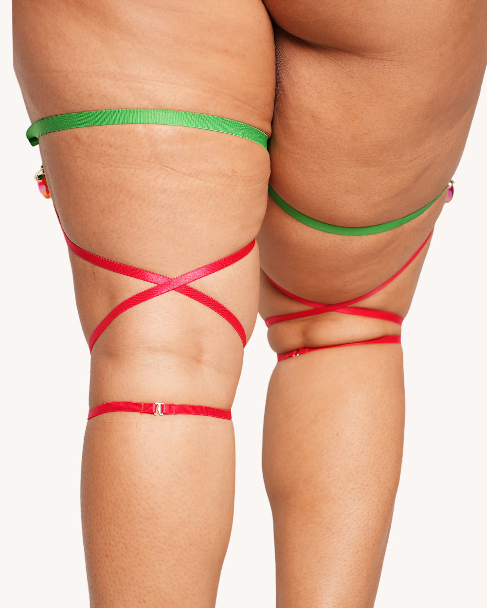 Berry Cute Chain Leg Garters - Image 37045025276087