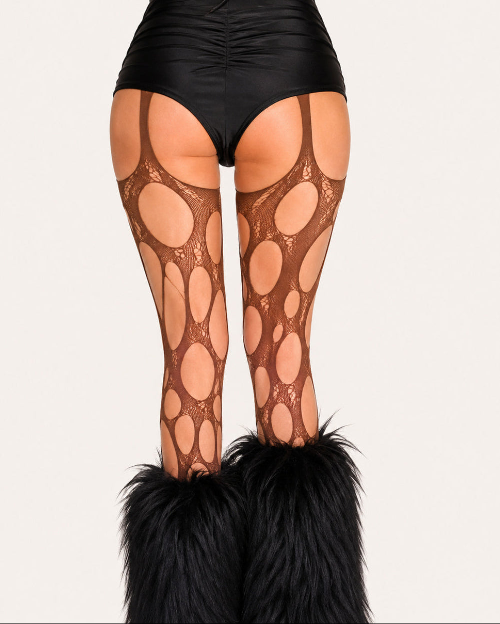 Sheer Shadows Suspender Tights - Image 37463012704439