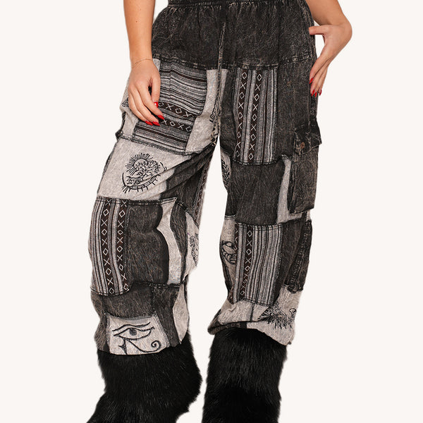 Bussin bass harem pants for rave festivals