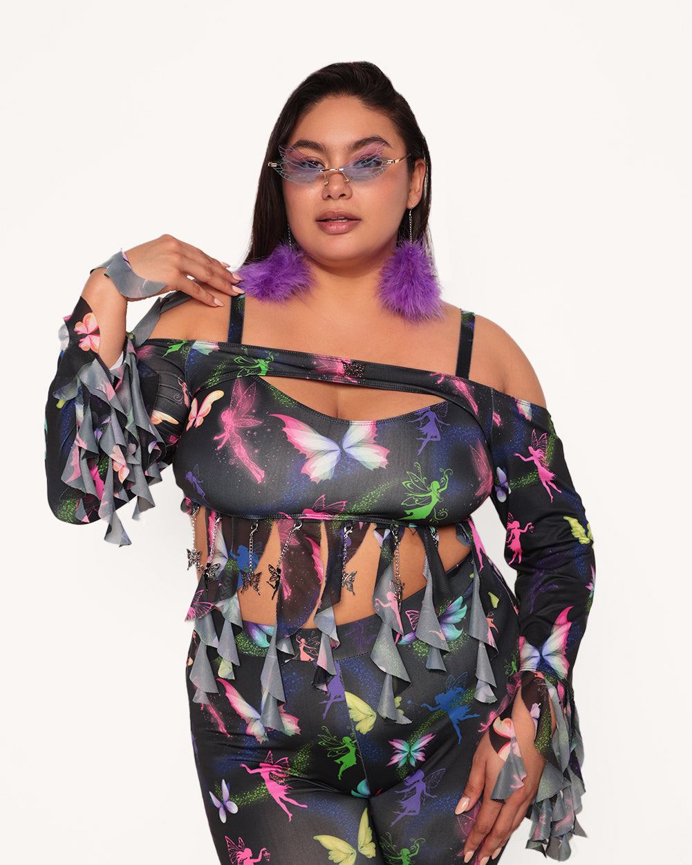 Butterfly Soirée Ultra Crop Top - Image 34131979993271