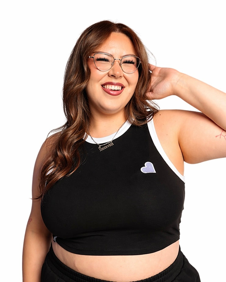 iHeartRaves Cropped Tank Top - Image 35356228944055