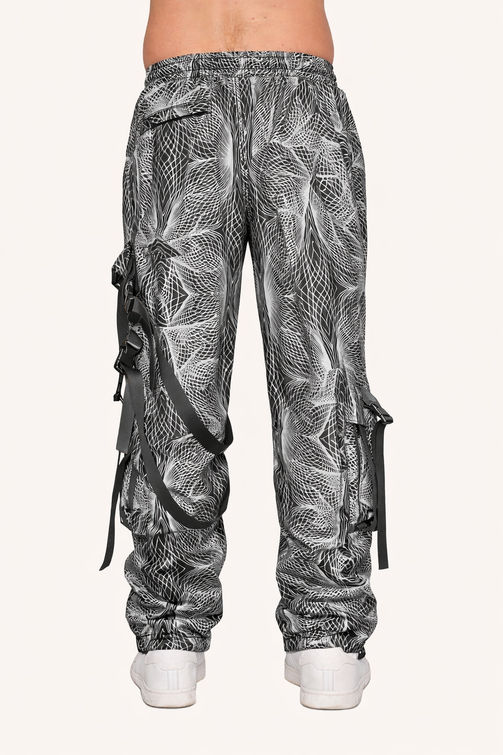 Flashbang Silver Reflective Cargo Joggers - Image 1