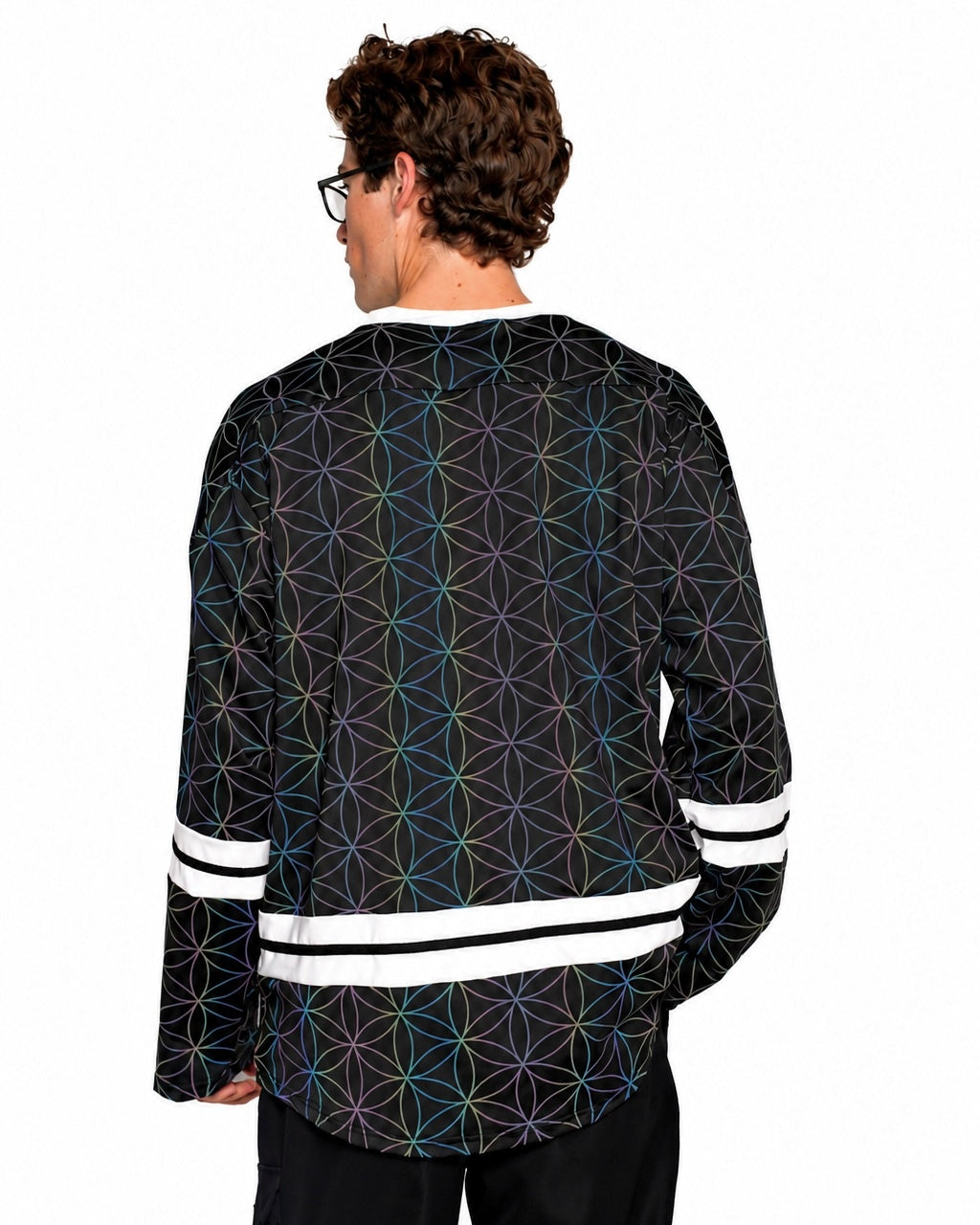 Sacred Geo Rainbow Reflective Jersey - Image 2