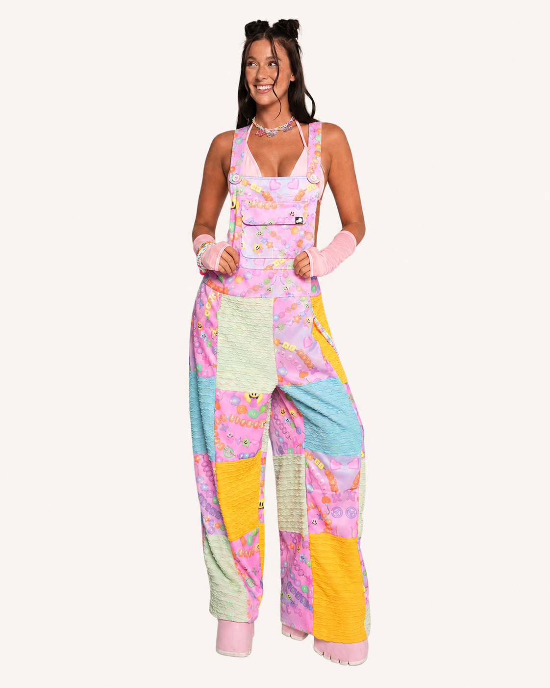 Pixxie Stixx x iHR Kandi Trip Overalls - Image 35792433742007