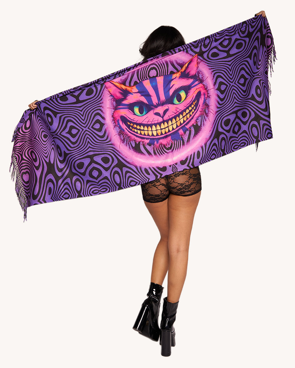 Cheshire Smile Pashmina - Image 34809342132407