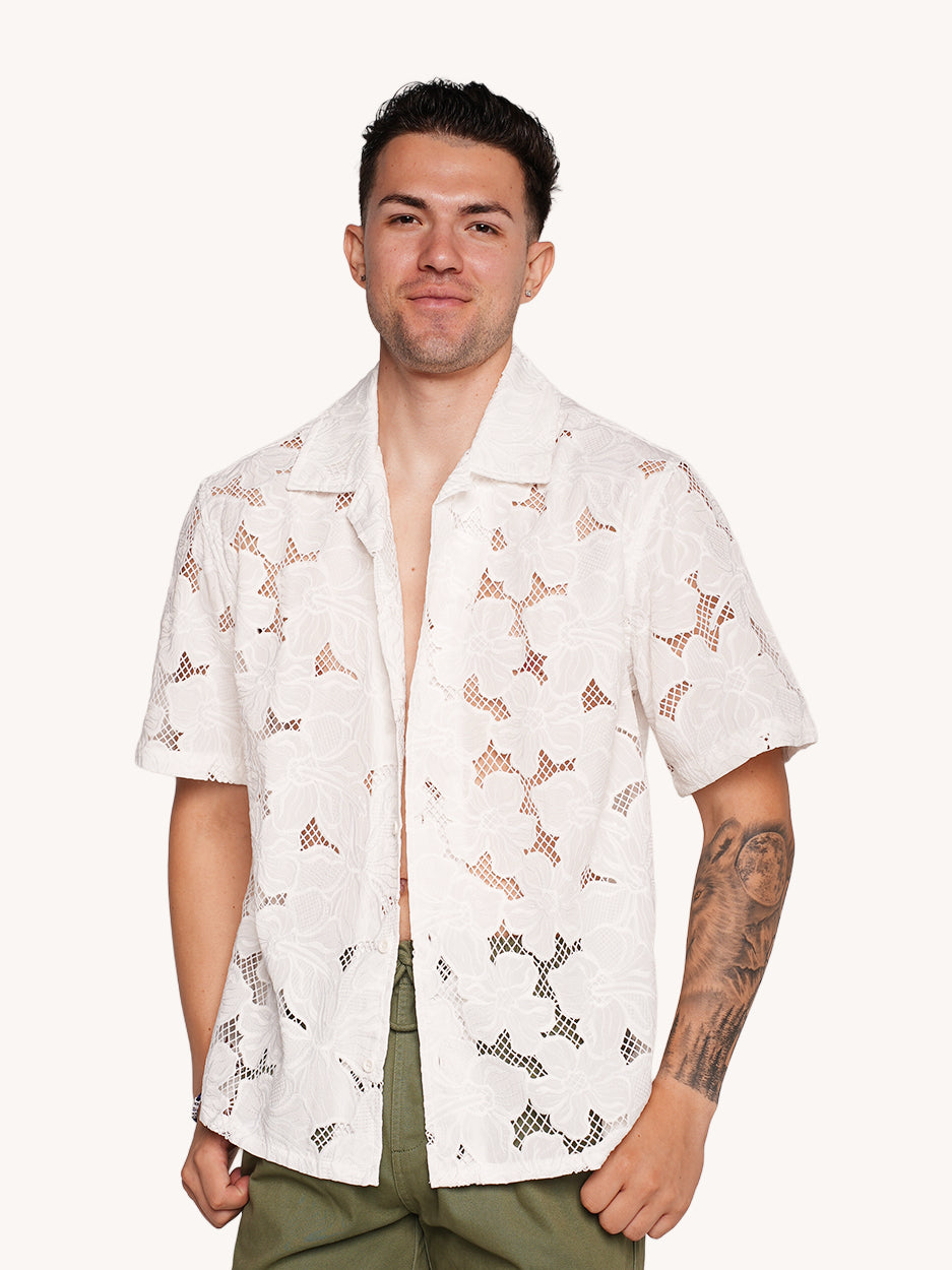 Coastal Groove Men's Camp Shirt - Image 1