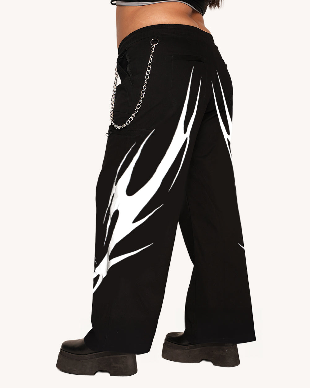 Coded in Chaos Unisex Reflective Pants - Image 8