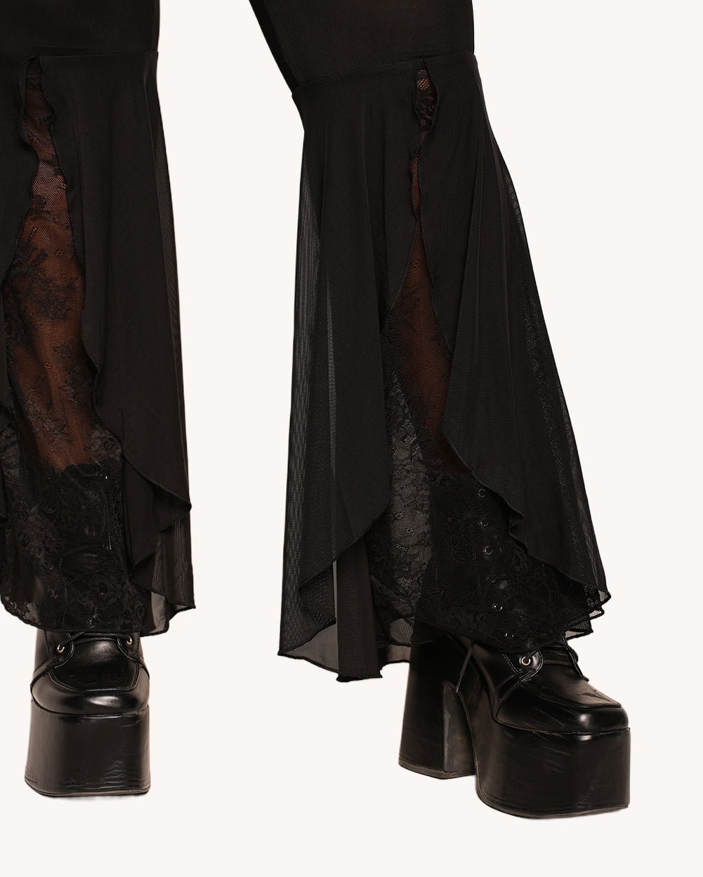 Y2K Princess Bell Bottoms - Image 33886174740663