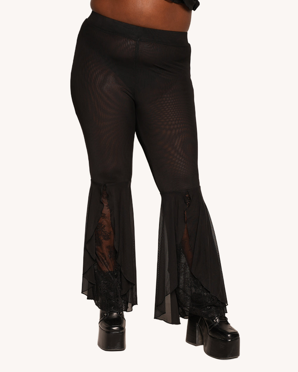 Y2K Princess Bell Bottoms - Image 33886174707895