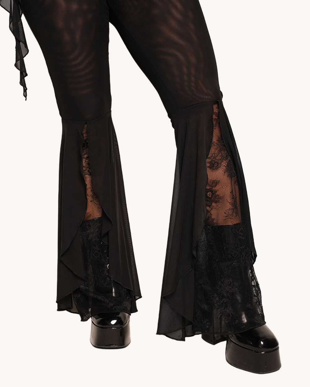 Y2K Princess Bell Bottoms - Image 1