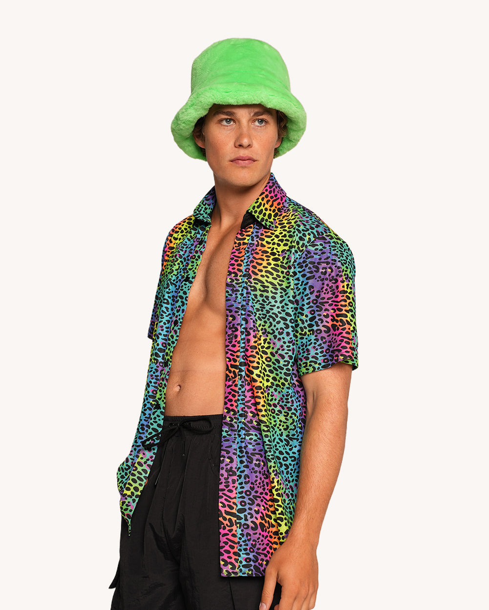 Cosmic Jungle Camp Shirt-Men