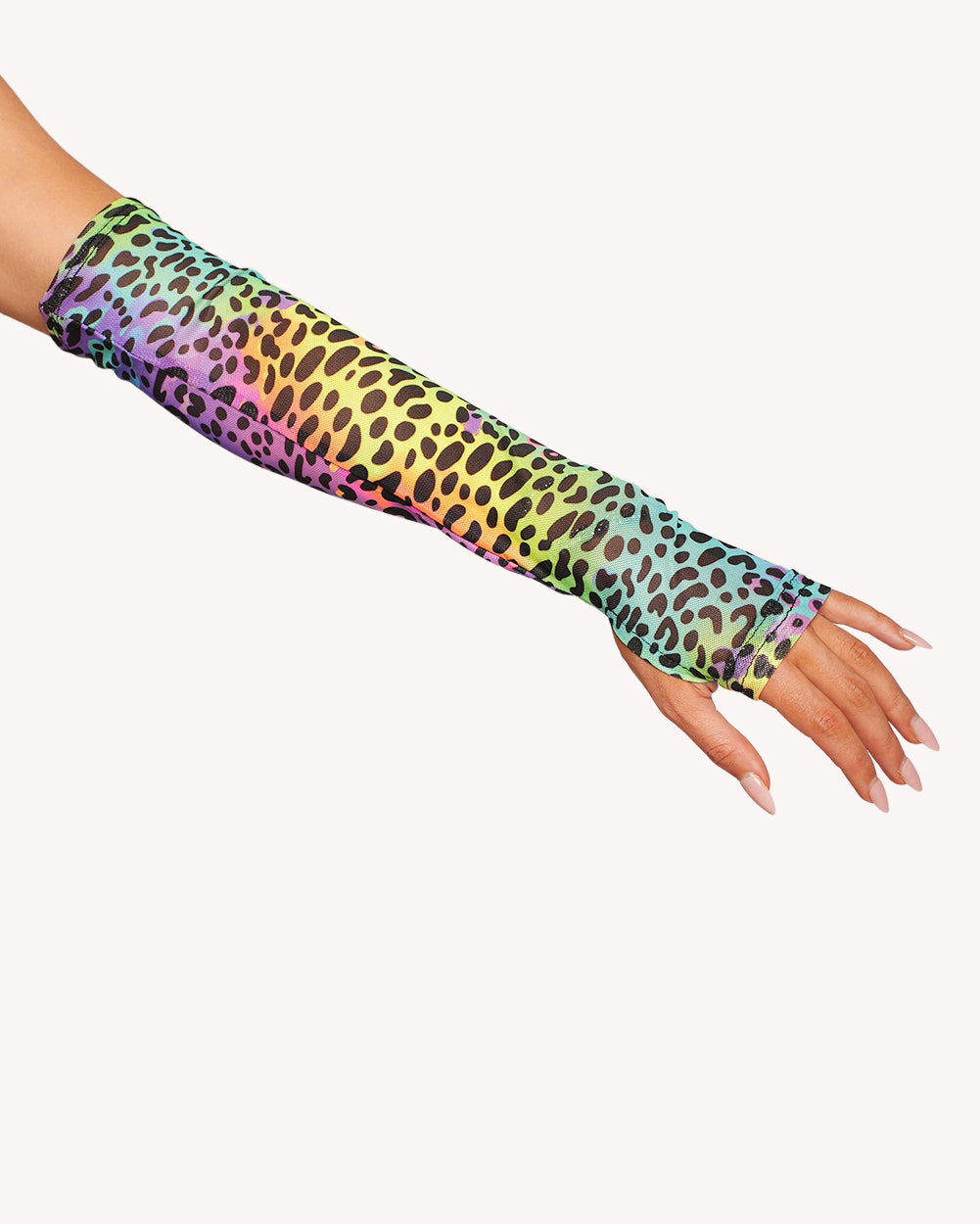 Cosmic Jungle Cascading Halter Top with Sleeves - Image 1