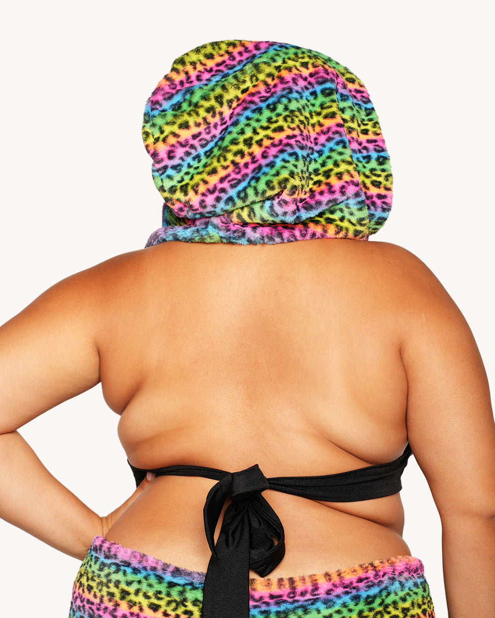 Cosmic Jungle Fur Bra Top - Image 6