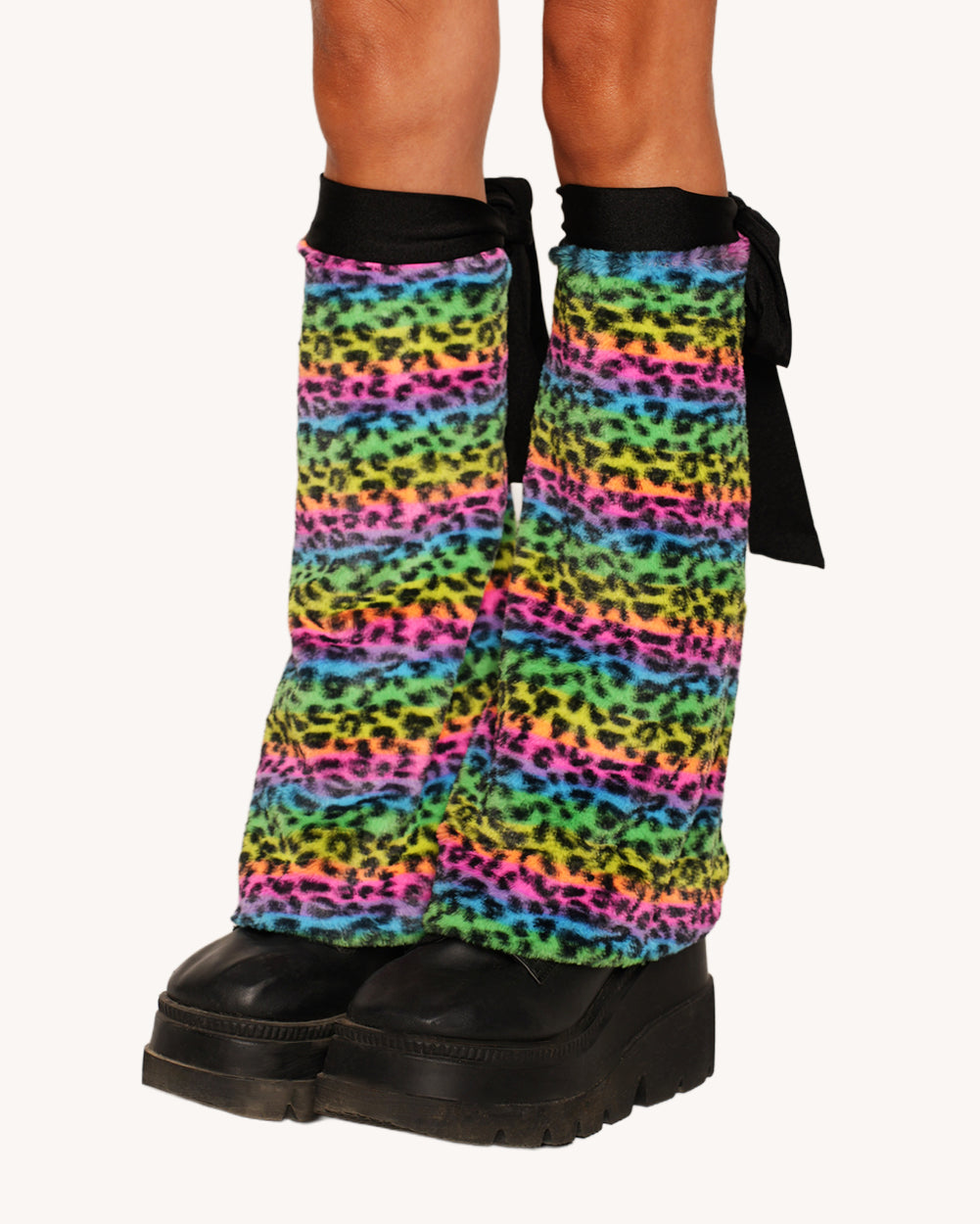 Cosmic Jungle Fur Leg Warmers - Image 37655227334839