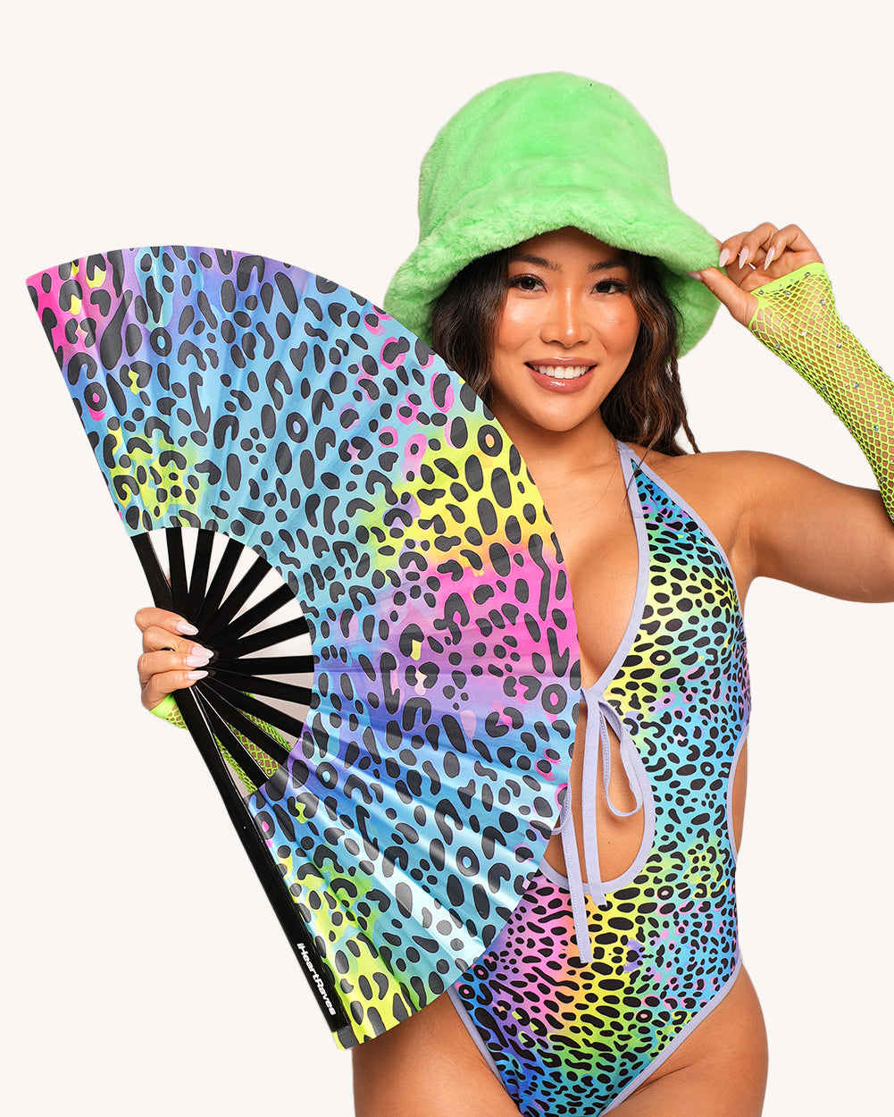 Cosmic Jungle Hand Fan - Image 1