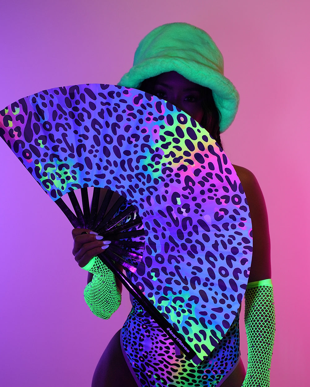 Cosmic Jungle Hand Fan - Image 35177703145655