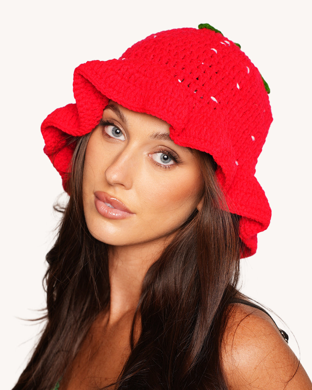Cottagecore Crochet Hat - Image 37045028028599