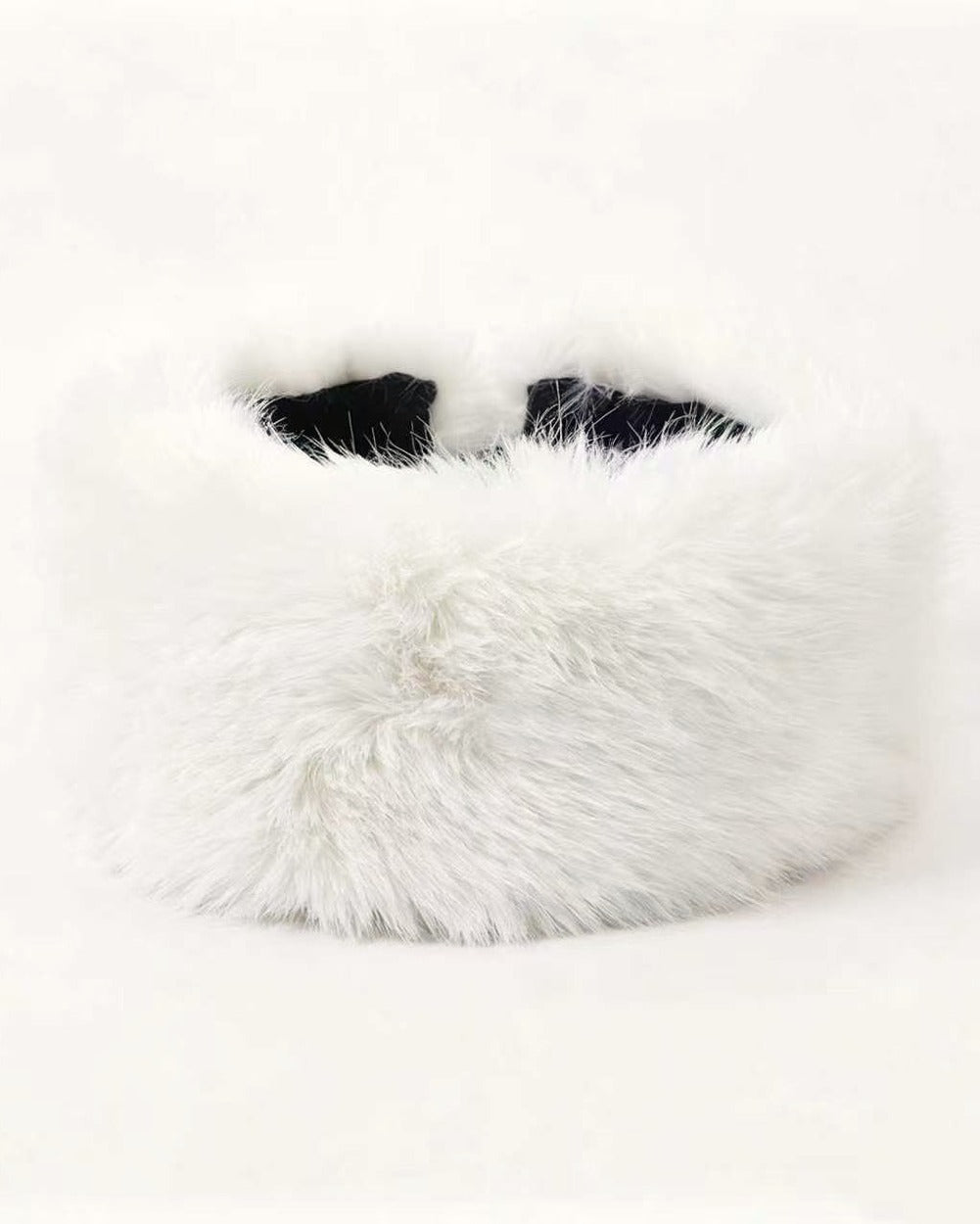 Cozy Cutie Faux Fur Headband - White