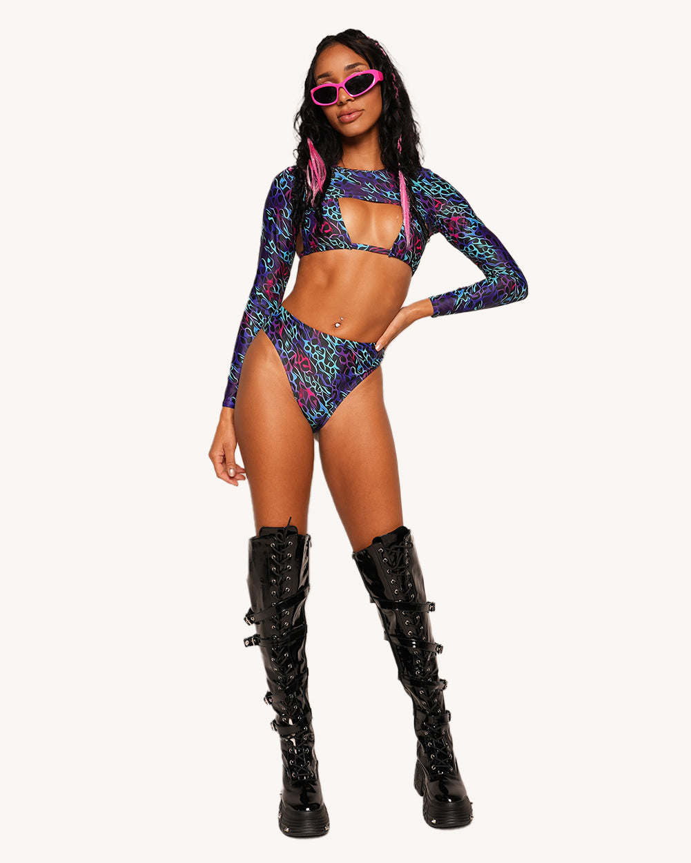 Cyber Chaos Bikini Top - Image 2