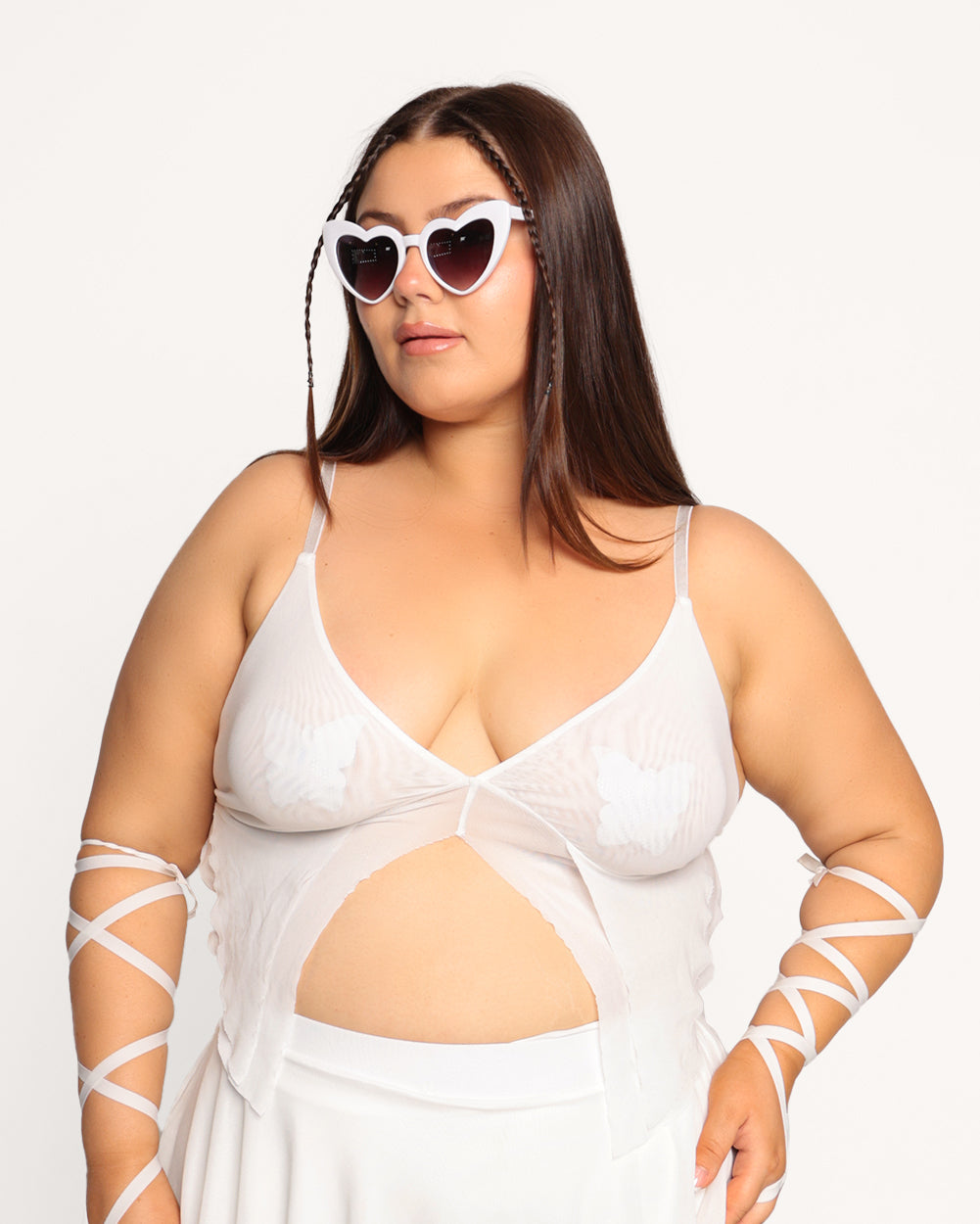 Dark Arts Top - White-White-Curve1-Front--Milani---1X