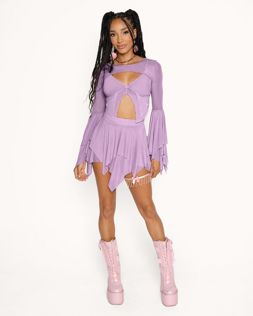 Dark Arts Lavender Outfit-Lavender-Regular-Full--Courtney---S