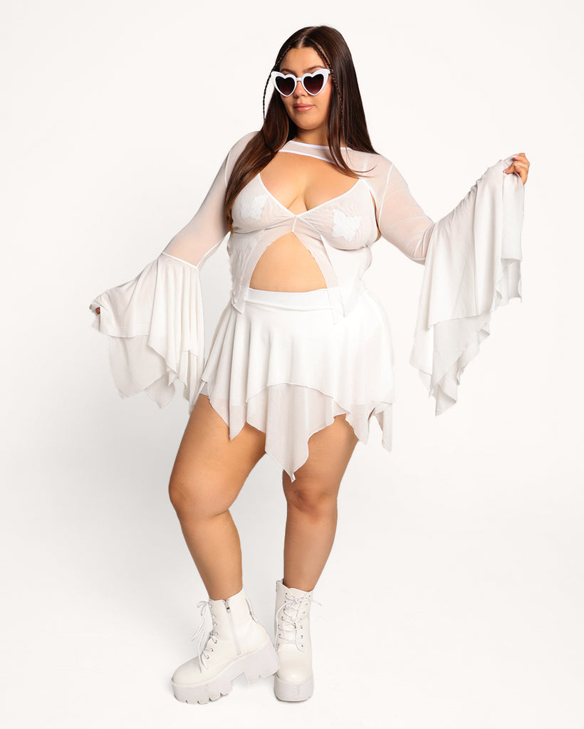 Dark Arts Ultra Crop Top - White-White-Curve1-Full--Milani---1X